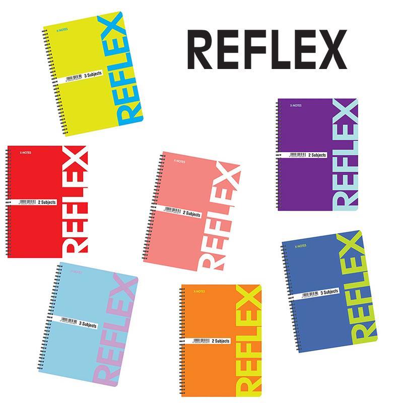 Next reflex τετρ. σπιράλ 21x29εκ. 3θεμ.