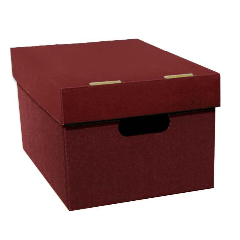 Νext κουτί classic ολόκληρο μπορντώ Α5 Υ16x16x22εκ.