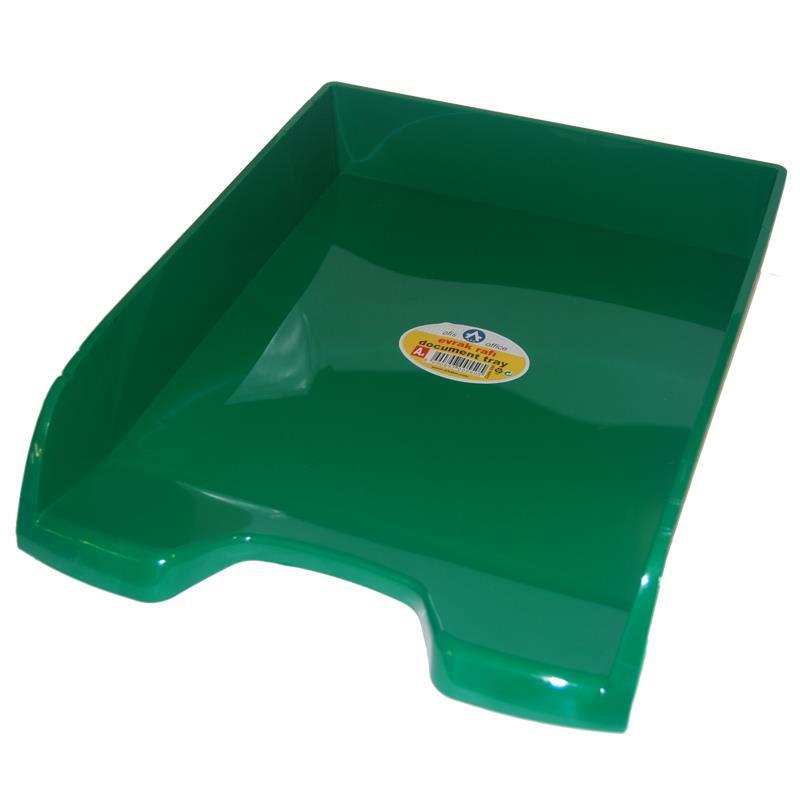 Ark δίσκος εγγράφων πράσινος Α4 Υ26.5x34.5x6.5εκ.