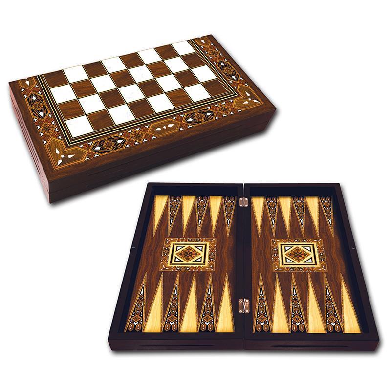 Star σκάκι-τάβλι πολυτελείας 50x51x7,5εκ.