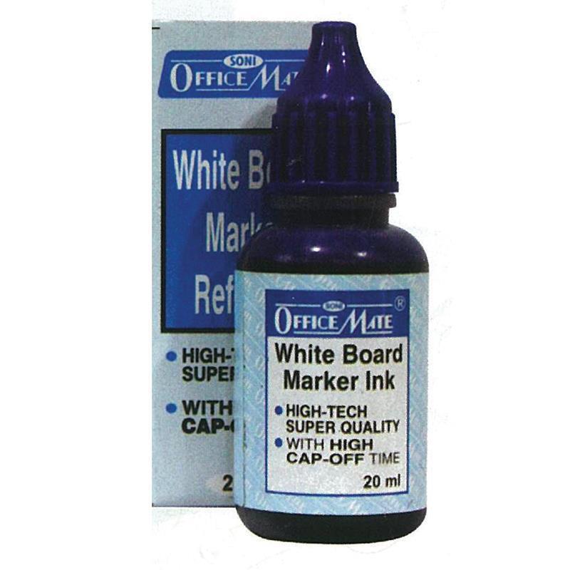 Officemate μελάνι για μαρκαδόρο πίνακα μπλε 20ml