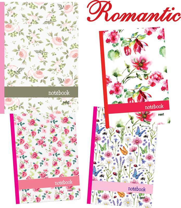 Next romantic 360° τετρ. flexi 17x25εκ. 4θεμ. 256σελ.