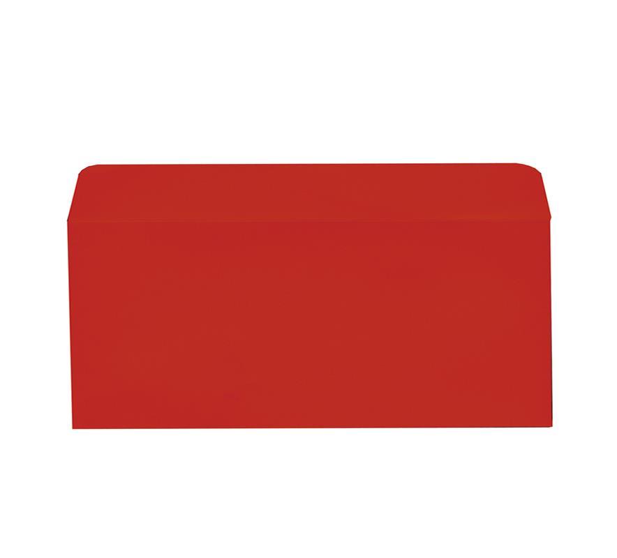 Φάκελος πολυτ. 200γρ. κόκκινο 11x22εκ. 20τμχ