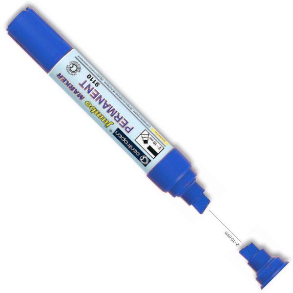 Centropen μαρκαδόρος jumbo permanent μπλε 2-10mm