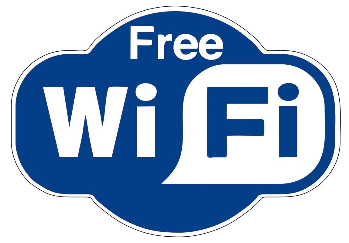 Next επιγραφή pvc "Free wi-fi" 15x20εκ.