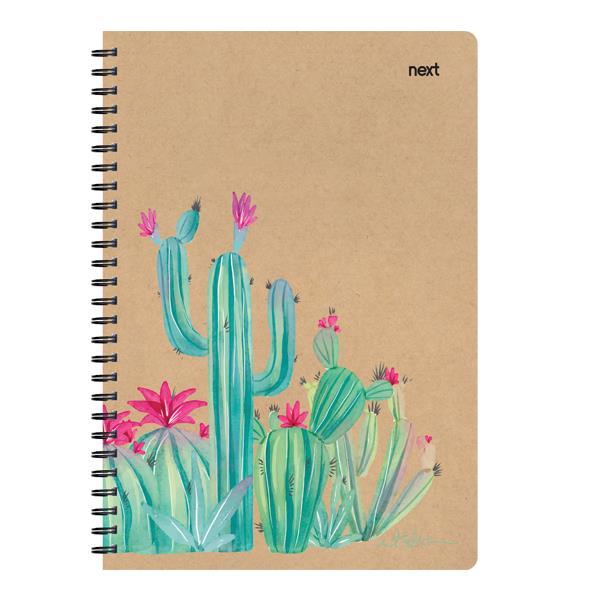 Next trends cactus τετράδιο σπιράλ 21x29εκ. 3θεμ., 105φ.