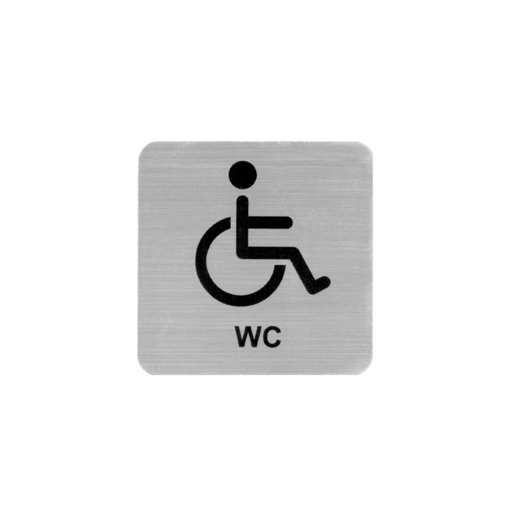 Next επιγραφή darwin "Wc ΑΜΕΑ" 7,2x7,2εκ., 2χιλ. πάχος