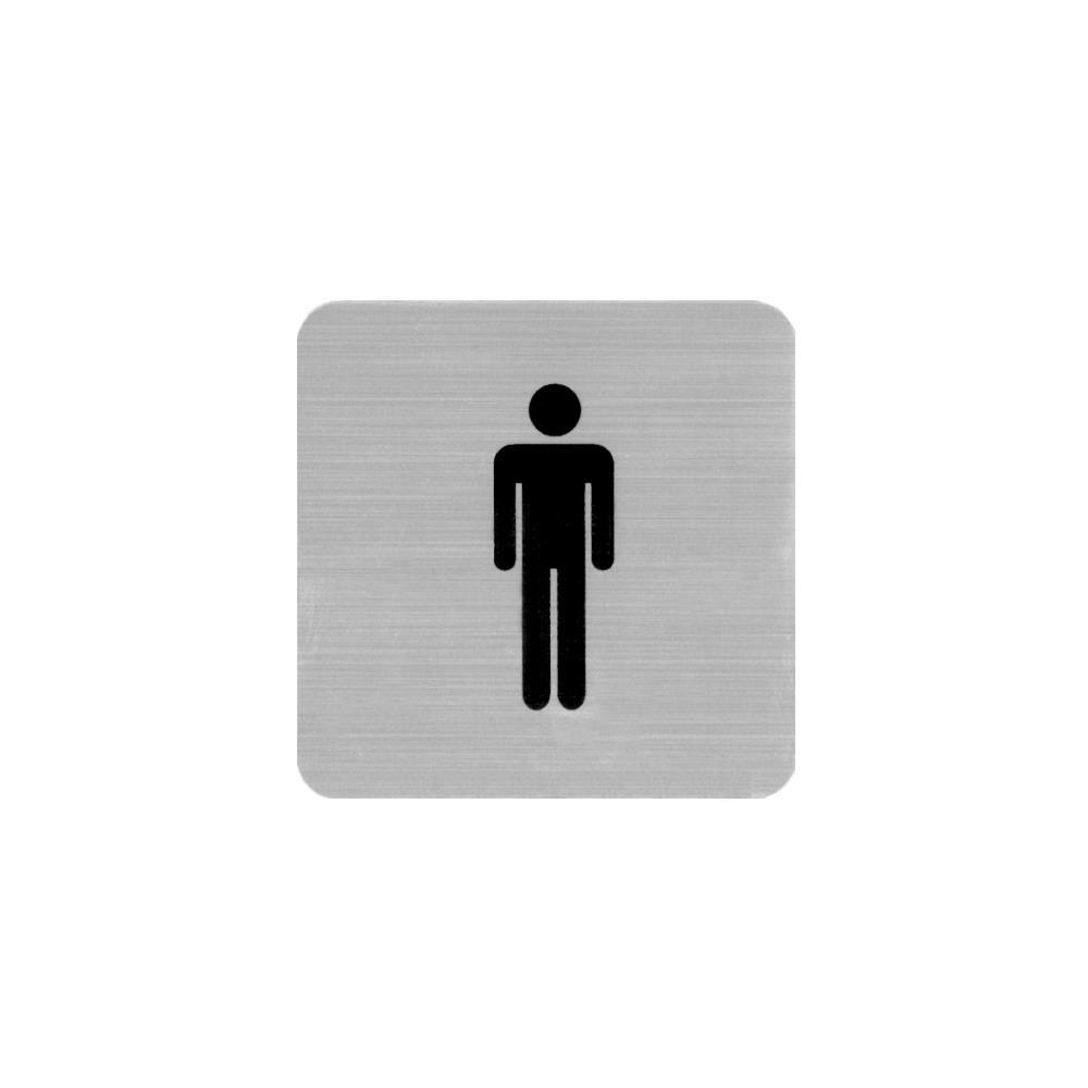Next επιγραφή darwin "Wc ανδρών" 7,2x7,2εκ., 2χιλ. πάχος
