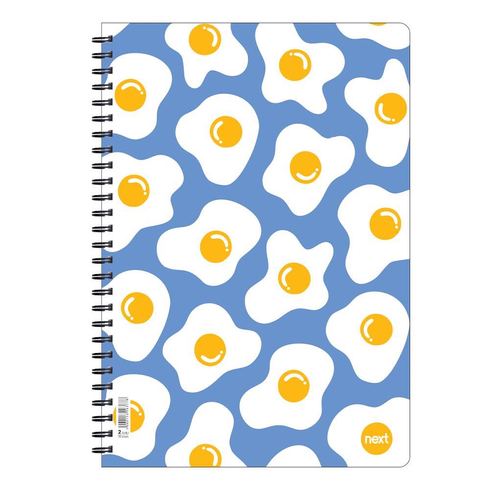 Next trends eggs τετράδιο σπιράλ 2 θέματα 70 φύλλα 21x29εκ.
